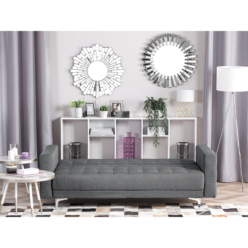 Finnegan 3 Seater Sofa Bed, Light Grey