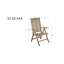 Baek Folding Patio Dining Armchair with Cushion
