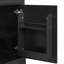 Meuble-lavabo de salle de bain avec lavabo, armoire de salle de bain avec porte à fermeture douce, support de rangement et tablette réglable-1856301747