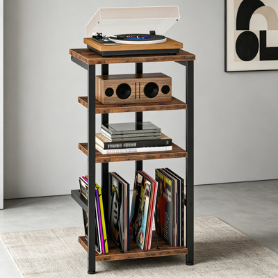 4-Tier Record Player Stand