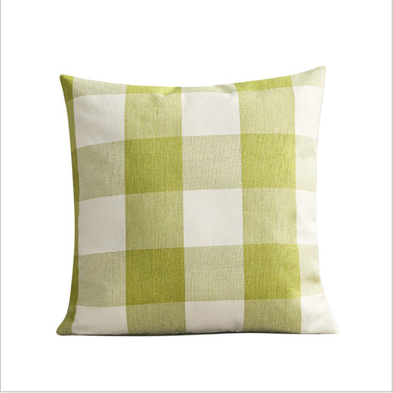  Housse de coussin carrée en polyester, Vert