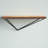 Alyssabeth Pine Wood Diamond Bracket Ledge Accent Shelf