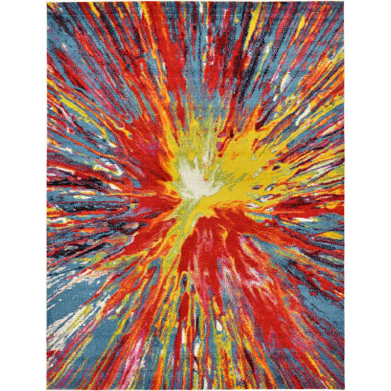 Tanguay Abstract Indoor Rug, Rectangle 9' x 12'