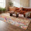 Tapis jaune à motif abstrait Kymiere-13680652