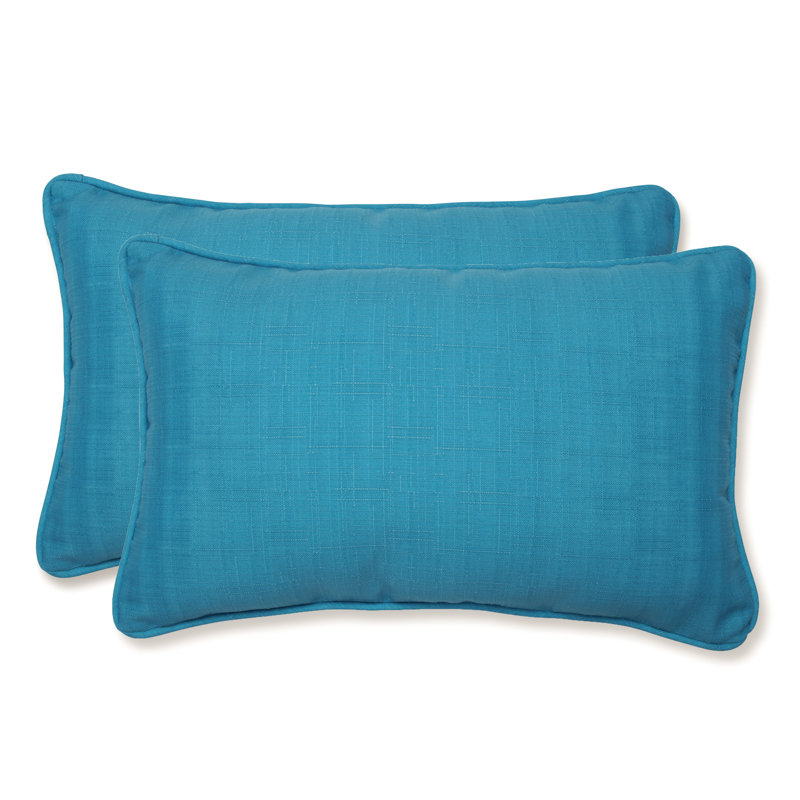 Veranda Indoor/Outdoor Lumbar Pillow, 11.5" H x 18.5" W x 5" D