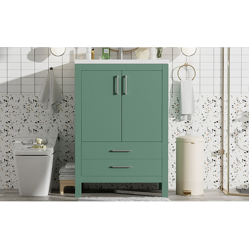 Ensemble de meuble-lavabo 24 po avec lavabo en céramique