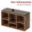 6 Pair Shoe Storage Bench with cushion-25811992