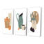 Retro House Decor Still Life II - ensemble d'art traditionnel de 3 pièces-1116903995