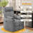 Swivel Rocker Recliner Chair with 8-Point Massage-462402433