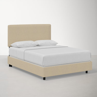 Lit tapissier standard en coton Marquise