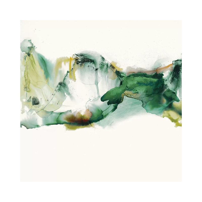 Green Terrain II by Sisa Jasper - Wrapped Canvas Gallery-Wrapped Canvas Giclée, 31cm H x 31cm W