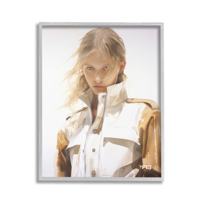 WomaninRidingJacketGicleeArtbyRB