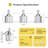 Jeimy 3 - Light Dimmable Vanity Light