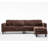 5 Seat Modular Sofa,with Storage Ottoman, Convertible Sectional Sofa, L Shaped Couch , Reversible Chaise ,Riveted sofa,Chenille-1300742768