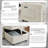 78.5" Sleeper Sofa Bed Reversible Sectional Couch-1728621165