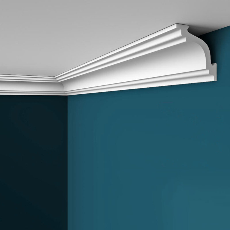 Ericka White Styrofoam Crown Molding for Ceiling 97.5 ln. ft.