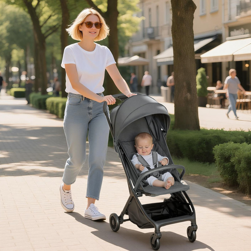 Children's Baby Stroller, Dark Grey