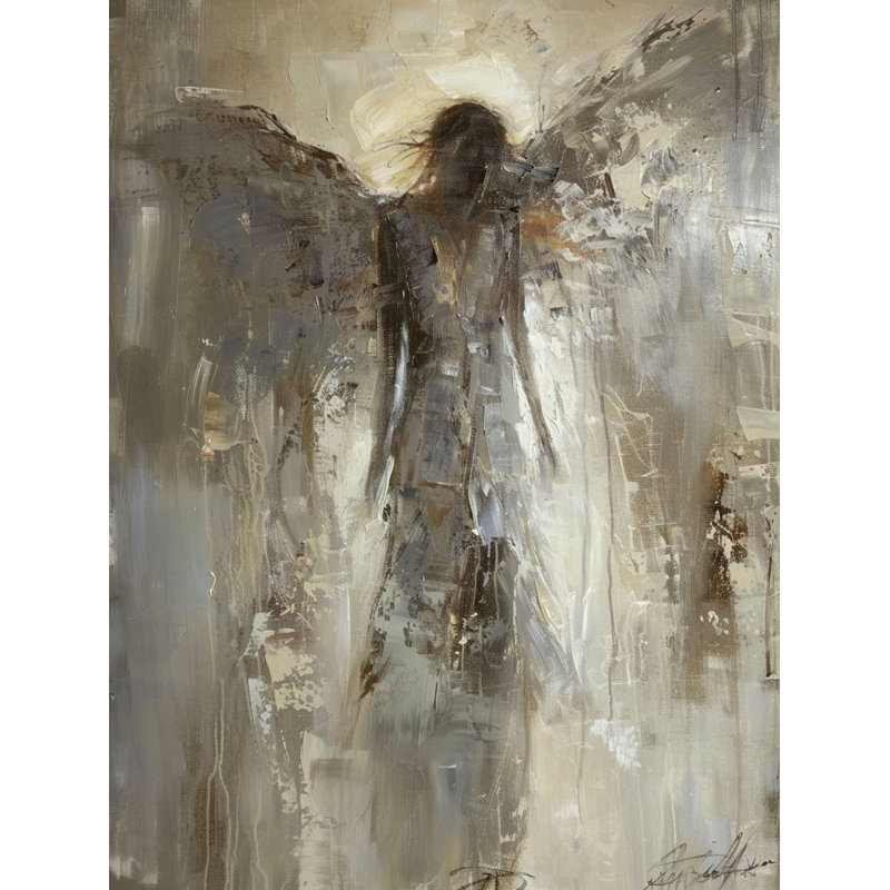 Art mural sur toile tendue Peaceful Halo, L 36 po x H 48 po x P 1,5 po