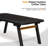 Oval Wood Folding Coffee Table