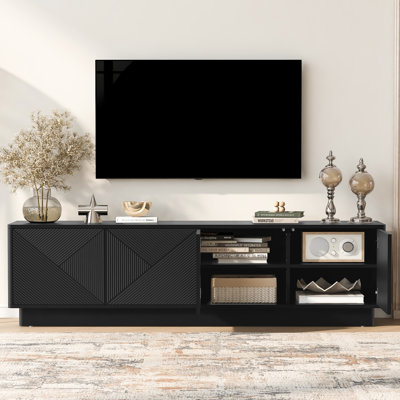 Meuble télé élégant avec lumières DEL