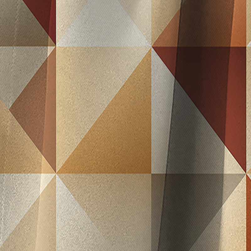 Geometric Harmony I - Rideau abstrait - Rideau occultant à formes géométriques - 1 panneau, L 52 po x L 108 po