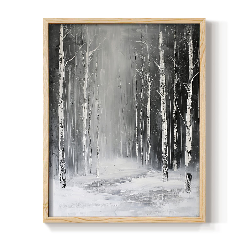 «LANDSCAPES Series Lxxxix», reproduction encadrée - bois massif, H 11 po x l 9 po