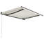 Dakota Fields Anthracite Cover Retractable Patio Awning-860233048-860233051
