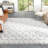 Austen Ivory Vintage Diamond Pattern Ivory Farmhouse Rug-69291346