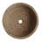 TashMart 16'' Travertine Circular Bathroom Sink-14172189