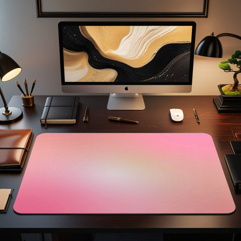 Polyester Desk Pad, 14.4x12.1