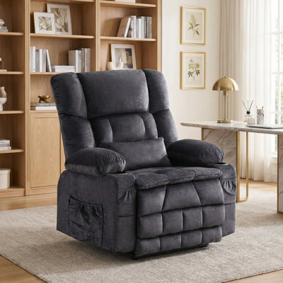 Super Soft Oversized Power Lift Recliner With Heat And Massage