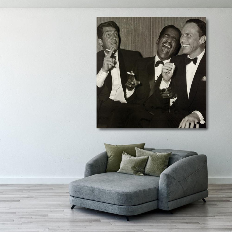 The Rat Pack, 28" H x 28" W