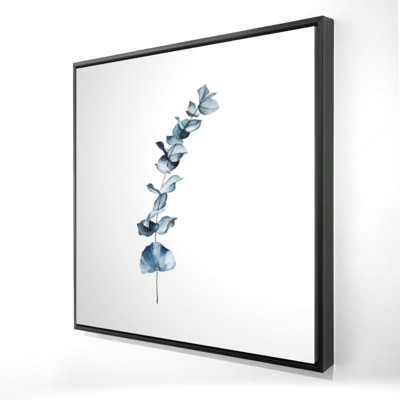 «Eucalyptus Blue Leaves» sur toile, H 36 po x l 36 po