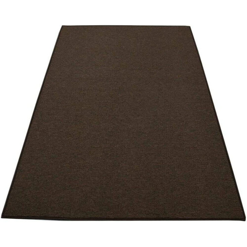 Calianno Furnish my Place Modern Indoor/Outdoor Commercial Solid Color Rug - Pet and Kids Friendly Rug, Stain Resistant, Floor Carpet for Living Room & Hallway, Wedding - Chocolate