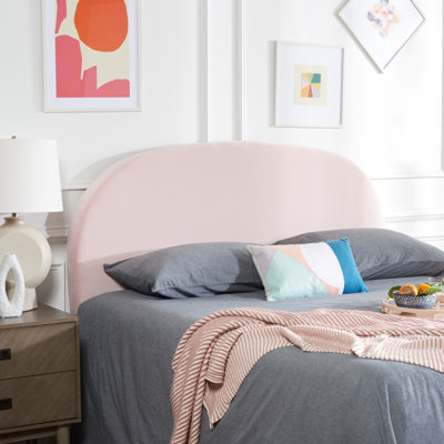 Lacheryl Velvet Upholstered Panel Headboard by Latitude Run