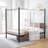 Willowdean Metal Canopy Bed-1118942267