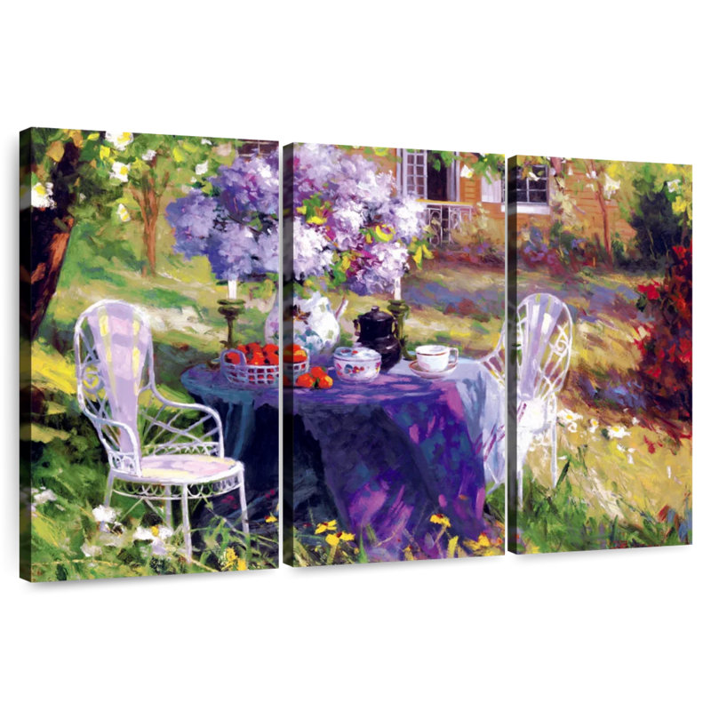 Alvord Lilac Tea Party, 20" H x 33" W