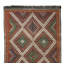 Tapis unique en laine tissé à la main 5,5 pi x 8,8 pi Anitolian Jijim