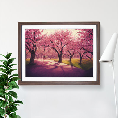 Breathtaking Cherry Blossom Trees - Single Picture Frame Print