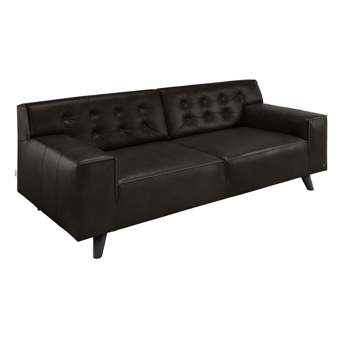 Zweiersofa Nordic Chic Sofa aus Echtleder