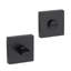 Modern Lima Design Premium Bathroom Door Handles on Square Rose with Dead Bolt, Latch, Ball Hinges and Thumbturn-178546084