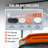Car Polisher Buffer Cordless Dual Action Polishing Machine 6" 2PCS Battery