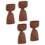 Evara Vase Set of 4 Terracotta