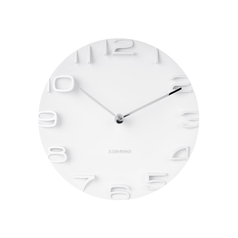 Wall Clock, White