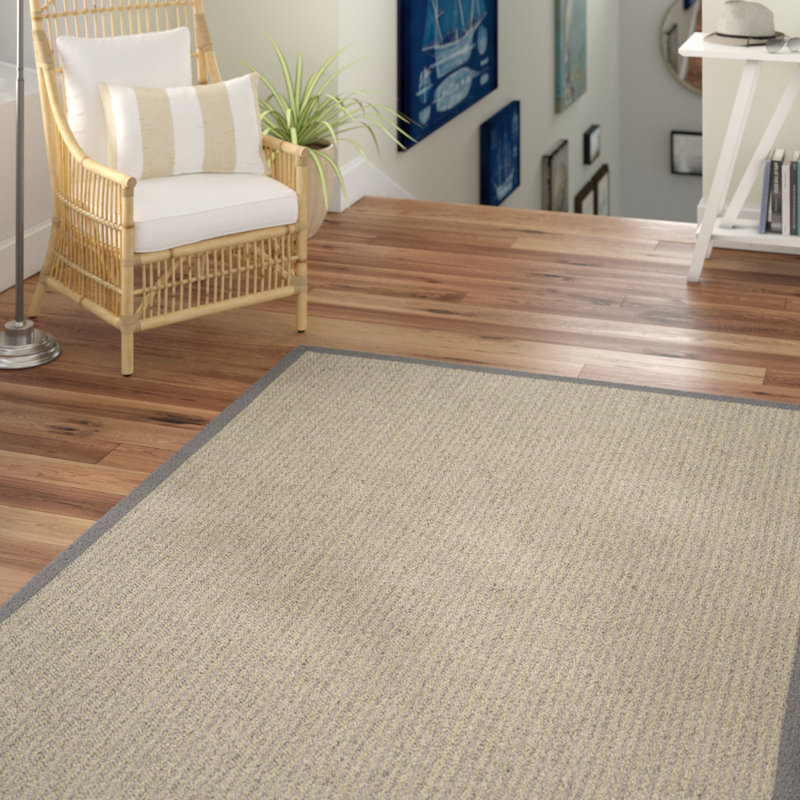 Tapis brun / gris en jute Arlen, Rectangle 10 pi x 14 pi