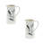 Pitcher (Set Of 2) 10"H Ceramic