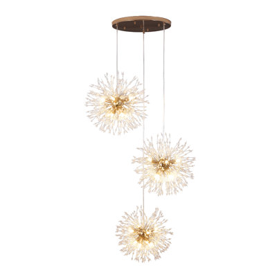 Modern Large Sputnik Firework Staircase Chandelier