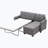 Upholstered 58.4'' Sleeper Sofa