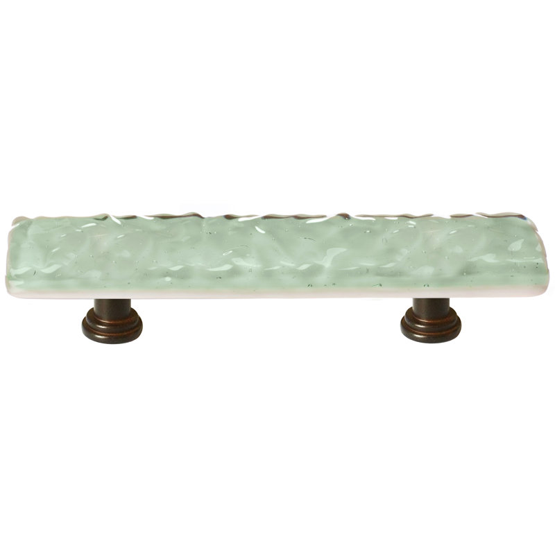 Glacier Bar / Handle Pull, Spruce Green, Polished Chrome