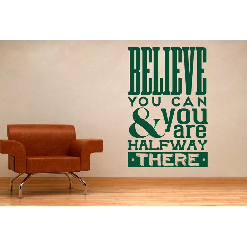 Wall Decal, Large, Dark Green